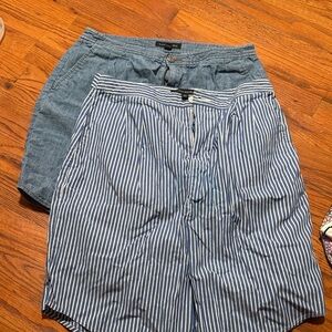 Banana republic Blue and Gray skirt set size 4